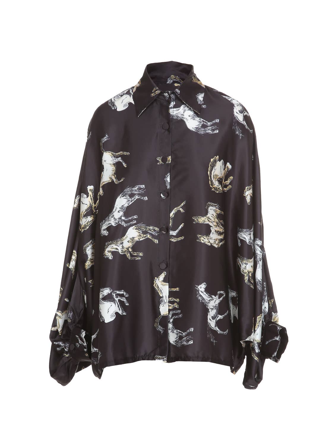 Wild Horses Satin Blouse