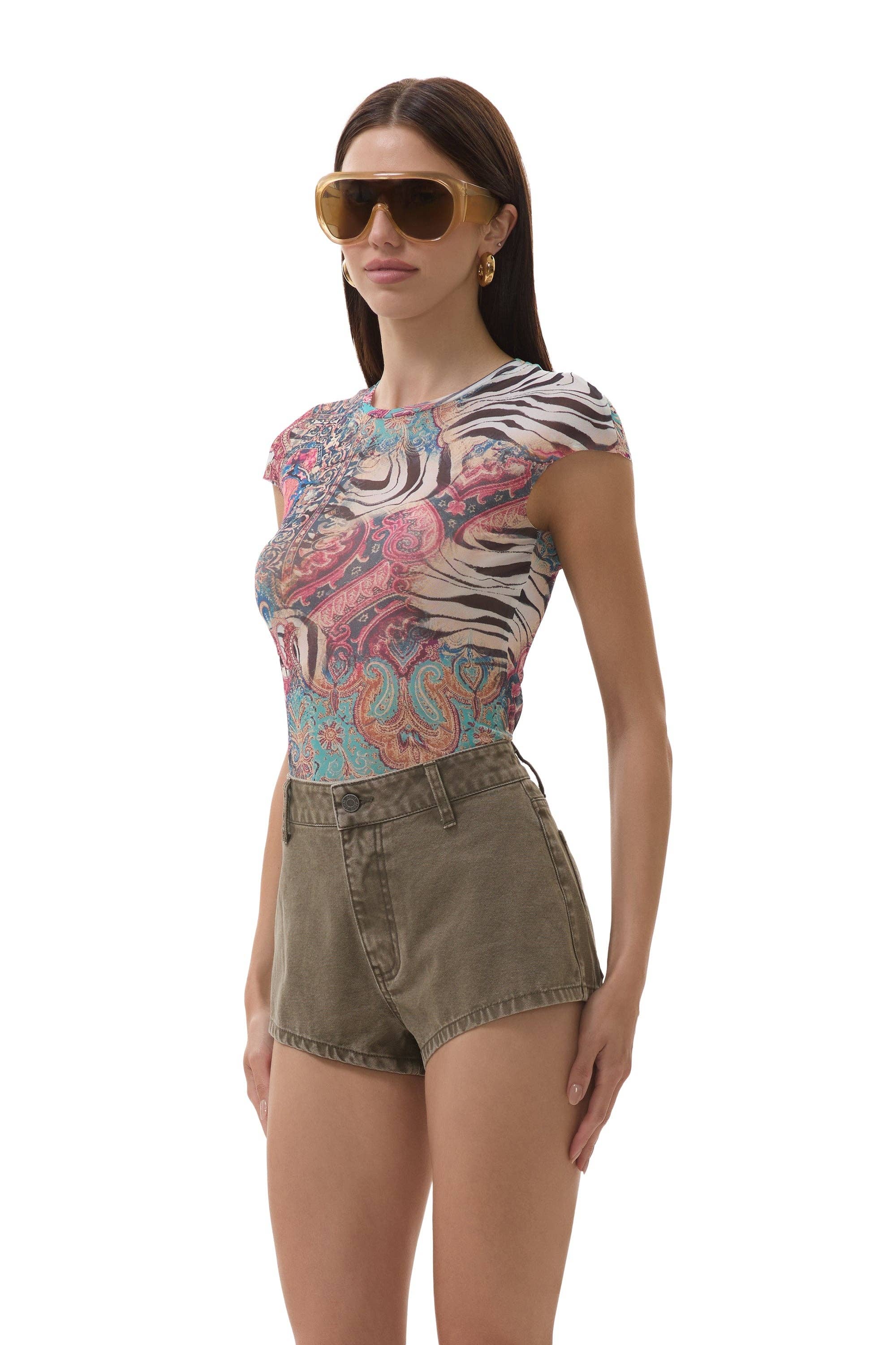 Nina Top - Gilded Paisley