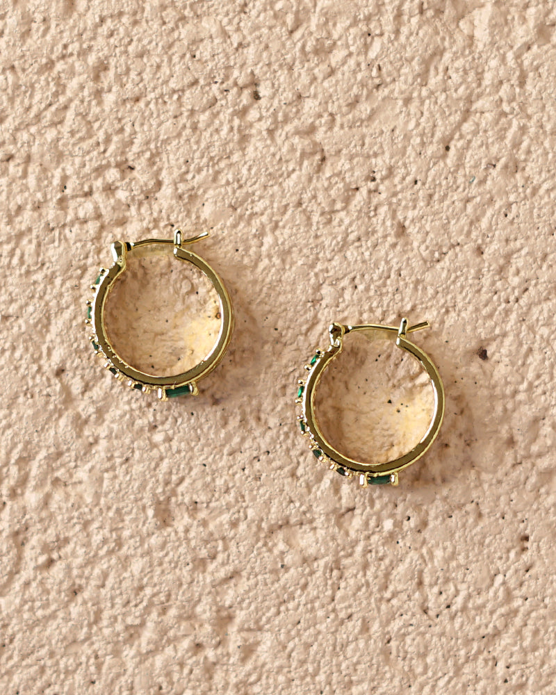 Class Act Crystal Mini Hoops