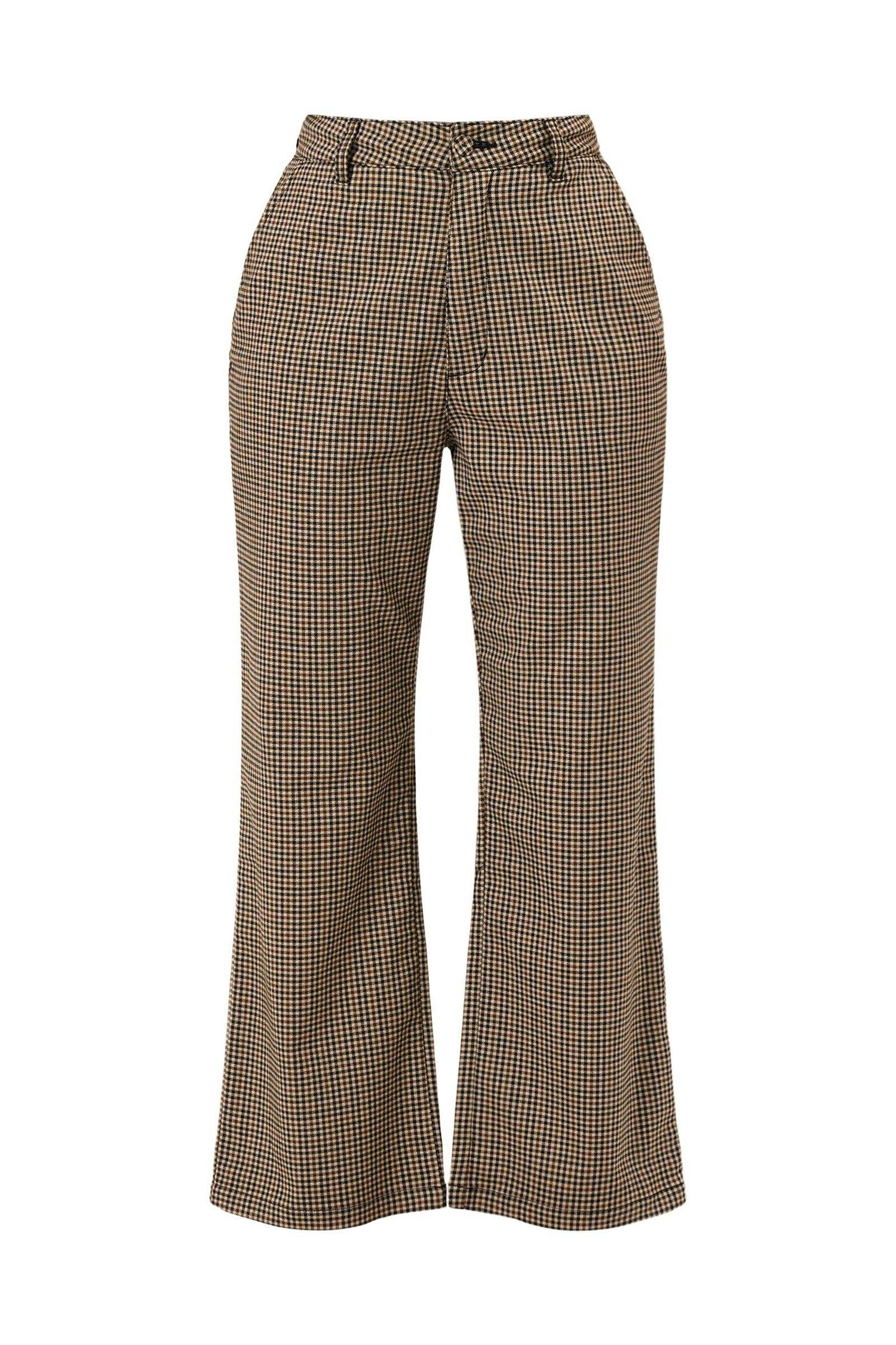 Heidi Pant - Brown Check