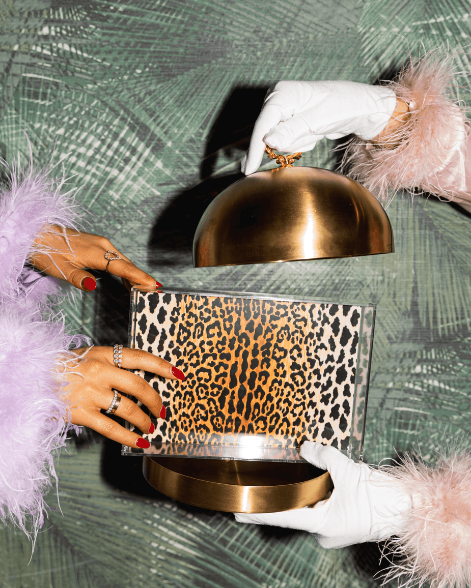 Leopard Print Small Tray