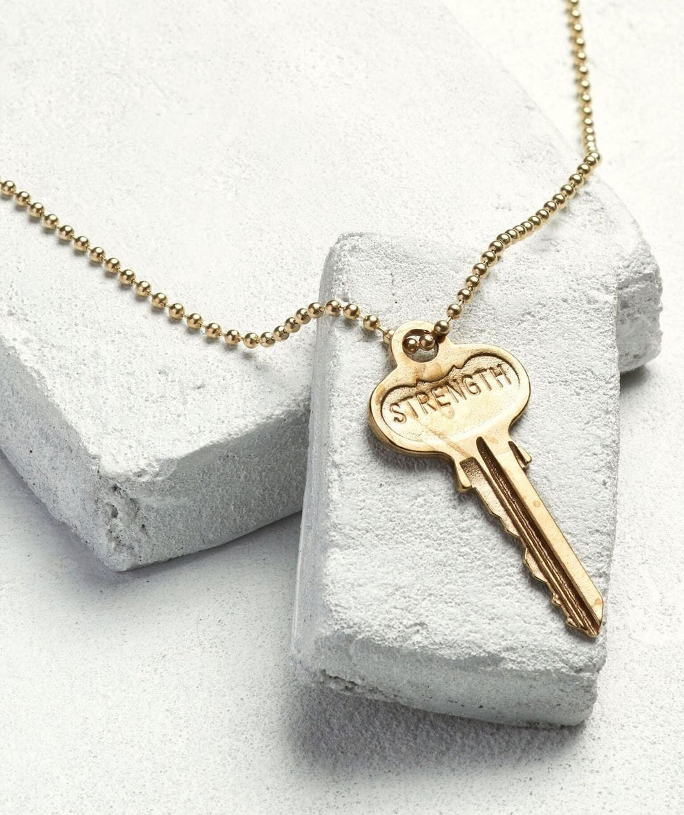 Classic Ball Chain Key Necklace