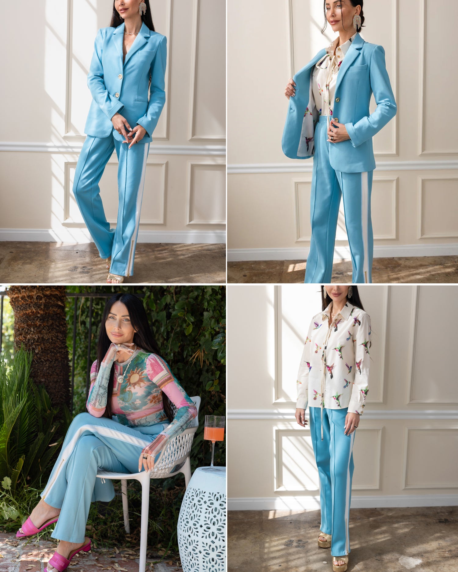 Jordan Interlock Pants Pacific