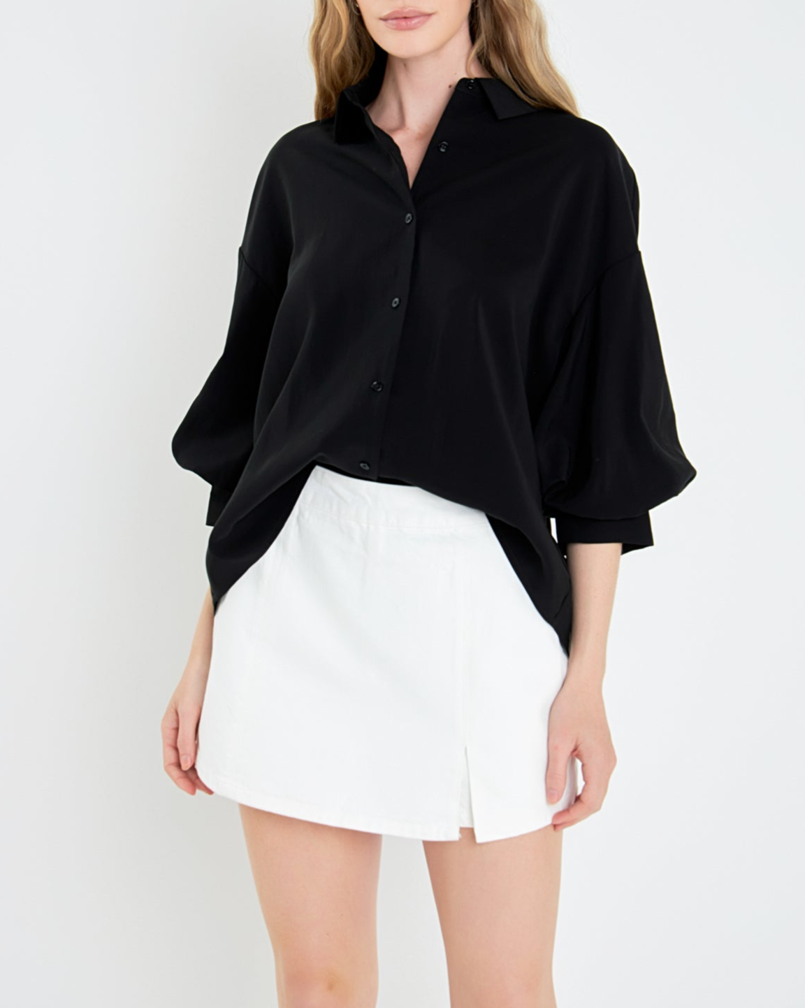 BALLOON SLEEVE BLOUSE