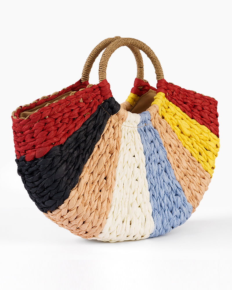 Sunset Straw Handbag