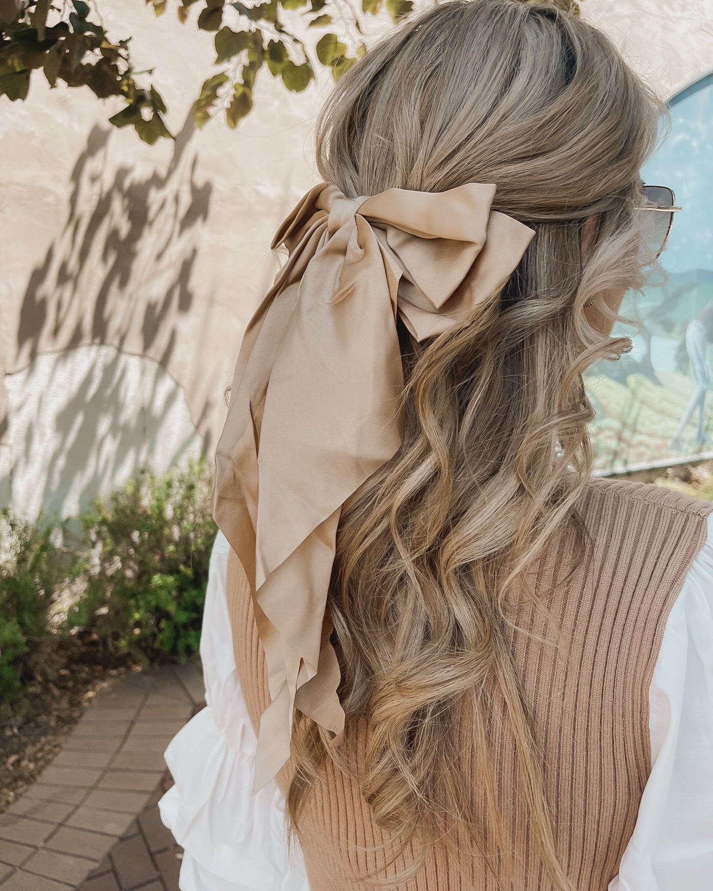 Satin Bow Hair Barrette